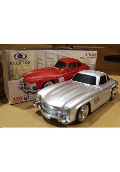 Everton Rt-1953 Silver Gri Arabalı Bluetooth Fm-usb-tf-aux Şarjlı Nostaljik Radyo