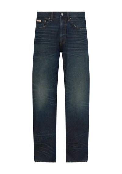 Calvin Klein 90s Straıght Tımber, 4dq Lacivert Erkek Kot Pantolon