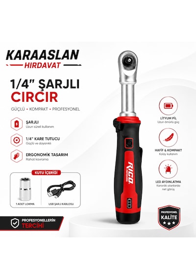 Rico 1/4 Şarjlı Cırcır