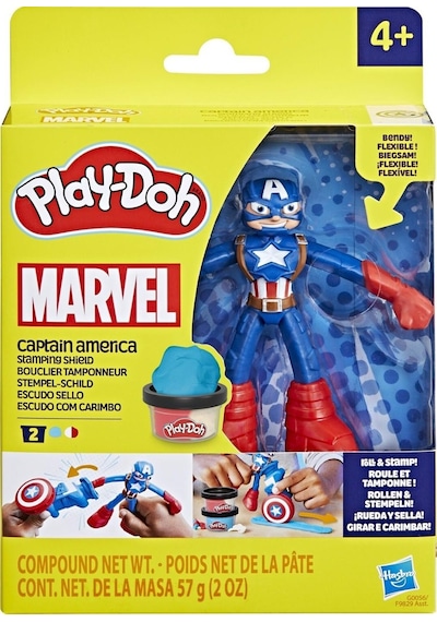 Play Doh Marvel Figür Oyun Seti Captain America F9829-g0056 Nocolor-9963d4b3