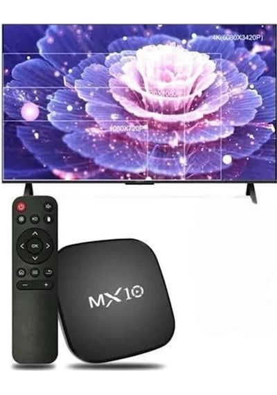 Flzdgnkr 2.4g Wifi Tv Box Medya Oynatıcı Tv Uyumlu Mx Box Kutusu Android Tv