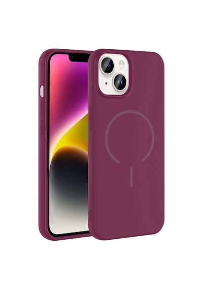 Zore İphone 14 Kılıf M-safe Şarj Özellikli Nvth Meta Kapak - Siyah