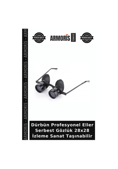 Dürbün Profesyonel Eller Serbest Gözlük 28x28 İzleme Sanat Taşınabilir