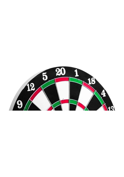 Mey İthalat 12 İnç Dart Tahtası 4 Adet Metal Uçlu Dart Oku Kolay Montajlı