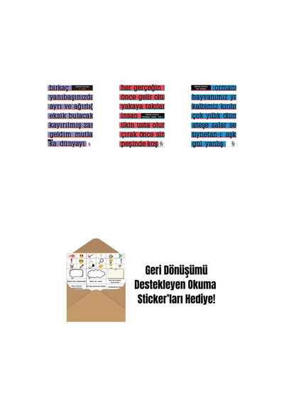 A Etika + Yenilgiler Tarihi + Tuz Günleri + Okuma Sticker'ları