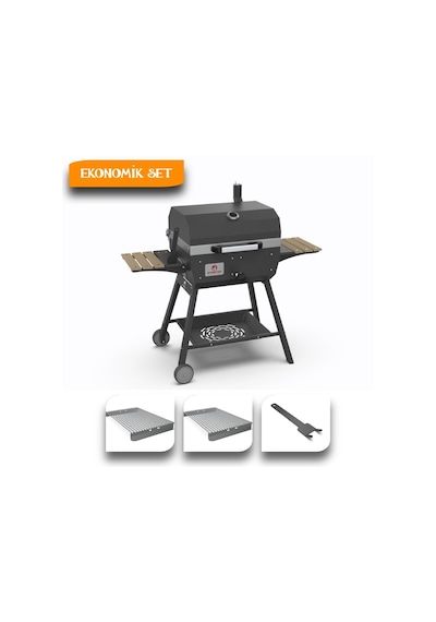 Ateşten Midi Barbekü Mangal Ekonomik Set