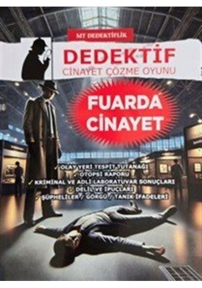 Dedektiflik Cinayet Çözme Oyunu - Fuarda Cinayet / Mt Dedektiflik