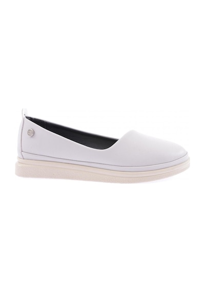 Dgn 2084-23y Kadin Dekolteli Loafer Ayakkabi 2084-1986-R1796 Taş