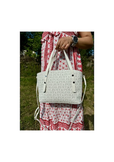 Just Polo Kadın El Ve Omuz Çantası 2066mh Düz Beyaz 06779999
