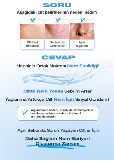 Yağ - Nem Dengesi Sağlayan Hyalüronik Asit İçerikli Nemlendirici Losyon Dashu Blue Sedum Lotion