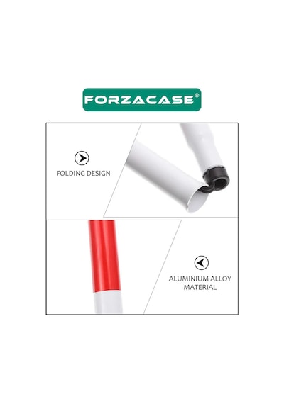 Forzacase FC514 Görme Engelliler için Teleskopik ve Katlanabilir Baston