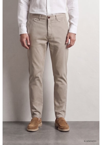 Twn Slim Fit Taş Armürlü Chino Pantolon 7ecc3s208232m S03