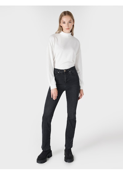 Colins 797 Adel Flare Fit Genişleyen Paça Siyah Kadın Jean Pantolon Cl1065375 Denim Colins 797 Adel Flare Fit Genişleyen Paça Siyah Kadın Jean Pantolon Cl1065375 Denim