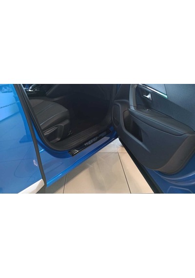 Peugeot 2008 Kapı Esık Nıkelajı - Tıtanyum   Sıyah