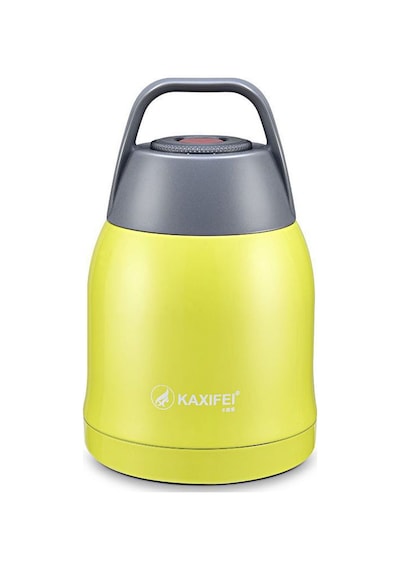 Yeşil 304 Çelik 600 Ml Vakum Yemek Mama Saklama Termosu Sefertası Yeşil