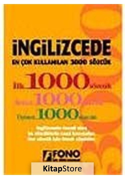 İngilizcede En Çok Kullanılan 3000  Sözcük