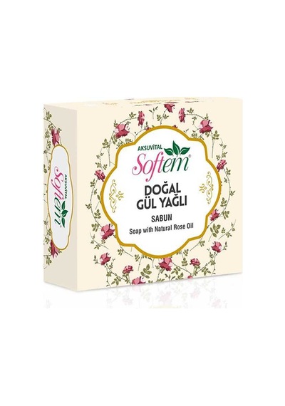 Softem Doğal Gül Yağlı Sabun 130 G