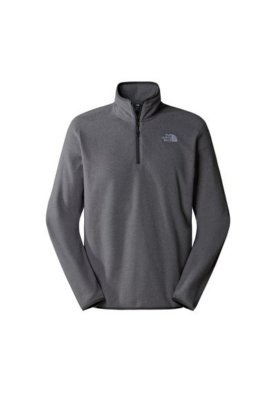 The North Face M 100 Glacıer Erkek Kısa Fermuar Polar Nf0a855w4hj1 Gri