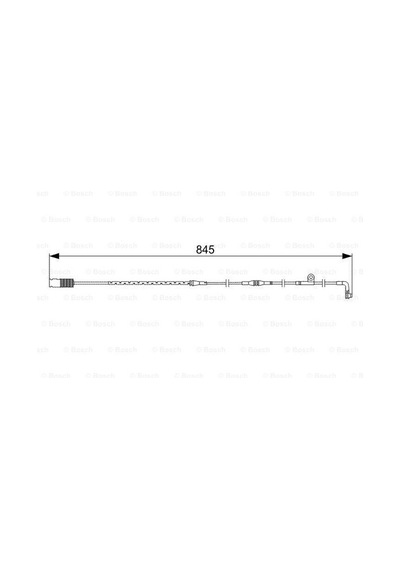 Bmw 7 E65 730d 3.0 2002-2008 Bosch Arka Balata Fişi