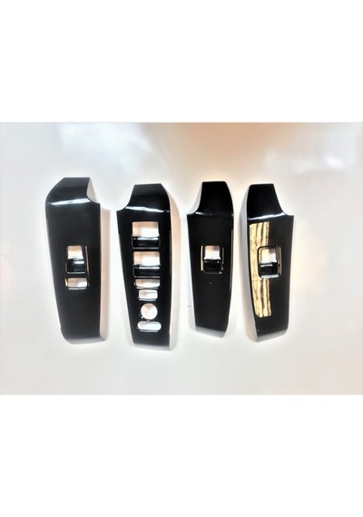 Honda Civic Fe1 Uyumlu Piano Black Cam Açma Düğme Kaplaması 2022+ (540935979)