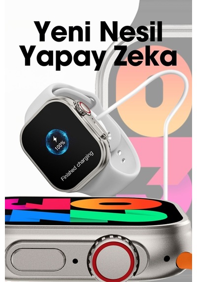 Wearfitpro Wearfit Hw Ultra 2 7 Kordonlu Akıllı Kol Saati Smart Watch Model:inç 49mm Amoled Ekran Gri