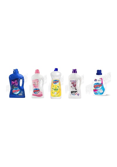 Bingo Yüzey Tem. Fresh 2.5 Lt + Yüzey Tem. Fresh 2.5 Lt + Sıvı Bulaşık Deterjanı 1500 Ml + Yüzey Tem. Fresh 2.5 Lt + Sıvı Deterjan Amber 2600 Ml 5'li Set Diğer