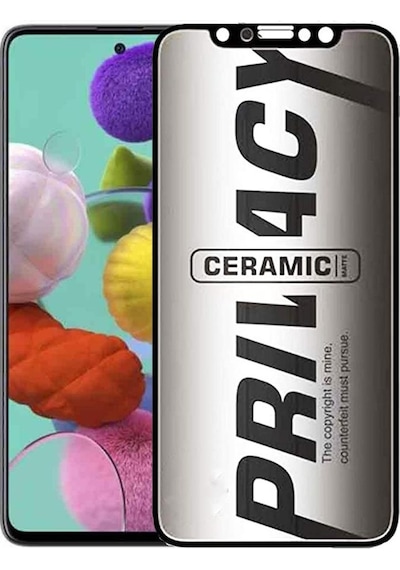 Samsung Uyumlu A51 Hayalet Ekran Koruyucu Mat Seramik Hayalet Gizli 9018000000157