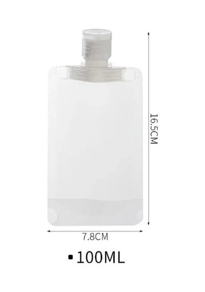 3 Adet 100ml Krem Şampuan Kabı Tekrar Kullanılabilir Set Belirtilmemiş