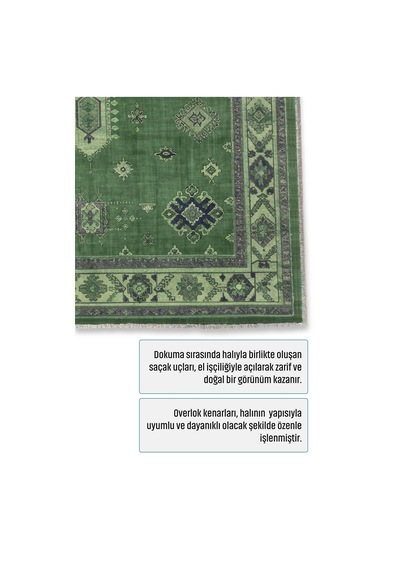 Dekoratif Halı Kaymaz Taban Leke Tutmaz Yıkanabilir Kilim Özel Ölçü Salon Halısı 3025-1 Çok Renkli