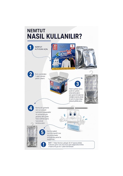 Nemtut Askılı Nem Alıcı Rutubet Giderici Nemtut Askılı Nem Alıcı Rutubet Giderici Korozyon Önleyici 4 Diğer