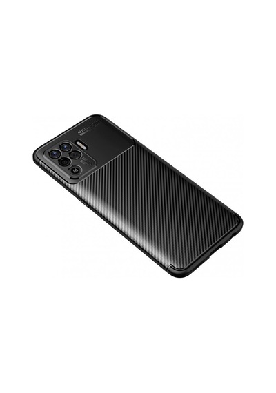 Oppo Reno 5 Lite Kılıf Karbon Tasarım Negro Silikon Kapak