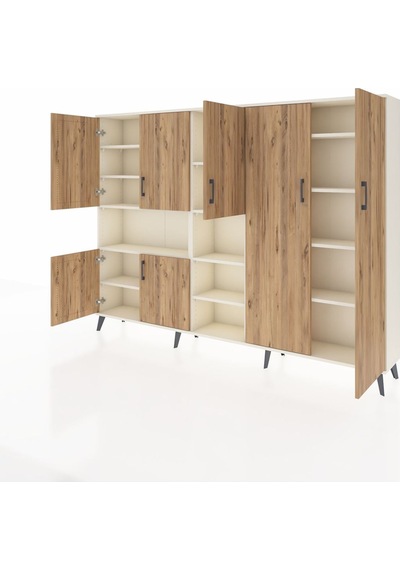 Arges Dolap 13 Raflı 7 Kapaklı 220x30x163 Aytaşı-çam/aytaşı Aytaşı-çam/aytaşı Arges Dolap 13 Raflı 7 Kapaklı 220x30x163 Aytaşı-çam/aytaşı Aytaşı-çam/aytaşı