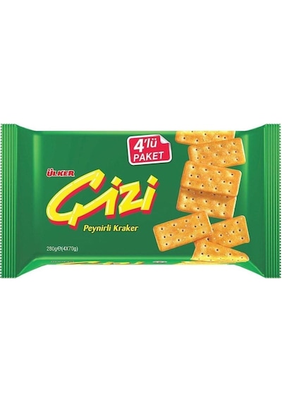 Ülker Çizi Kraker 4 x 70 G