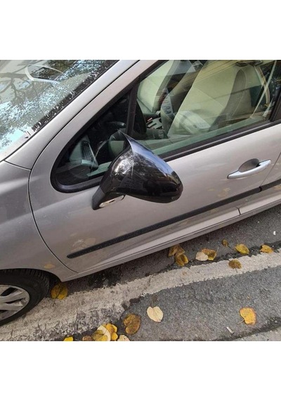 Ebal Otomotiv Peugeot 207 Batman Yarasa Ayna Kapağı Piano Black 2006-2012