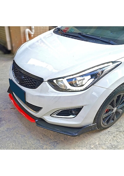Hyundai Elantra Gri Renkli Ön Lip 4 Prç P.siyah Abs