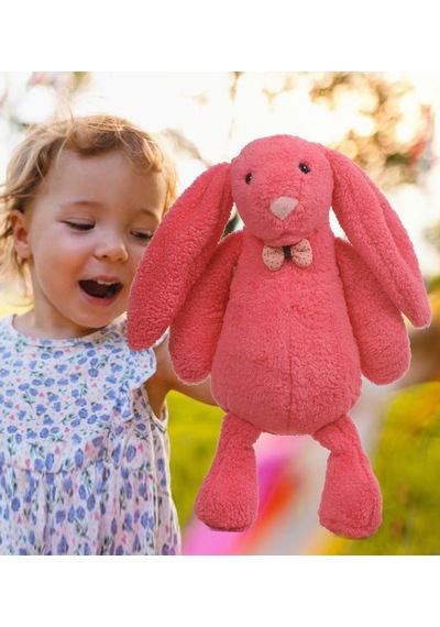 Uyku Arkadaşım Papyonlu Uzun Kulak Bunny Peluş Tavşan 65 CM 001