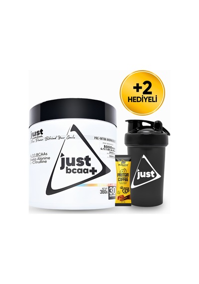 Just Nutrition Bcaa Amino Asit Tozu 360 Gr 30 Servis Karışık Meyve + Shaker + Protein Kahve