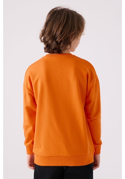 Kappa Erkek Çocuk Turuncu Sweatshirt Turuncu
