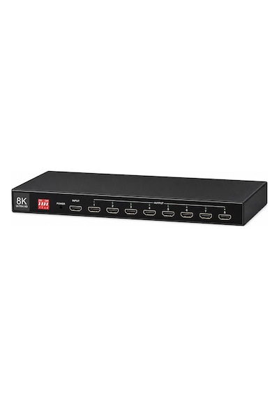 Hadron Hdx1433 Hdmı Splitter 8k 1 In 8 Out Siyah