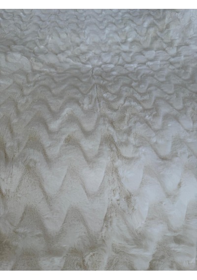 Aslan Bubble Çift Taraflı / Çift Katlı /çift Kişilik/ Lüx Battaniye/ 4,5 Kg / Modern / Şık / Çeyizlik Krem