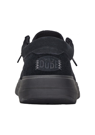 Oxford Klasik Erkek Hd.41975-001 Hey Dude Wally Comf Suede Black Null Siyah
