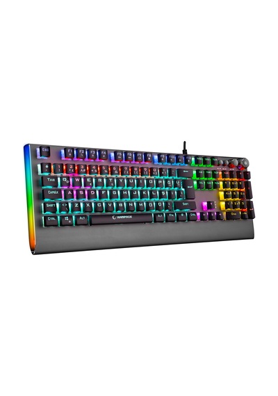 Rampage KB-R210 Favory Kristal Blue Switch Kablolu Rainbow Mekanik Oyuncu Klavye
