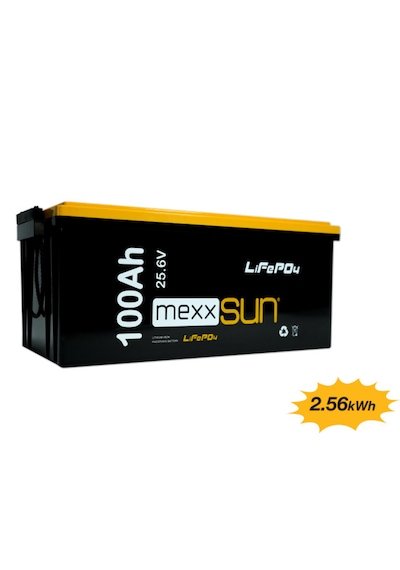 Mexxsun 25.6 Volt-100ah Lifepo4 Lityum Akü