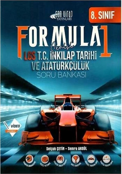 2022 8.Sınıf LGS T. C. İnkılap Tarihi ve Atatürkçülük Formula 1 Soru Bankası- Son Viraj Yayınları