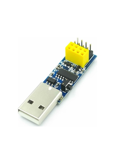 Esp-01 Ch340 Usb Bağlantı Adaptörü Uyumlu Reset Butonlu Esp01 Esp8266 Esp-01s Wifi Modül