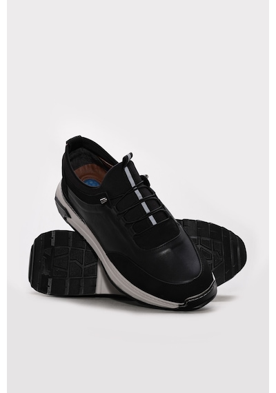 Fast Step Hakiki Deri Erkek Casual Ayakkabı 300mba133 Siyah