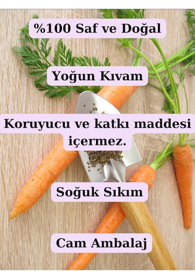 Havuç Tohumu Yağı Ve Üzüm Çekirdeği Yağı 2 X 20 Ml - %100 Soğuk Sıkım Saf 20 ML