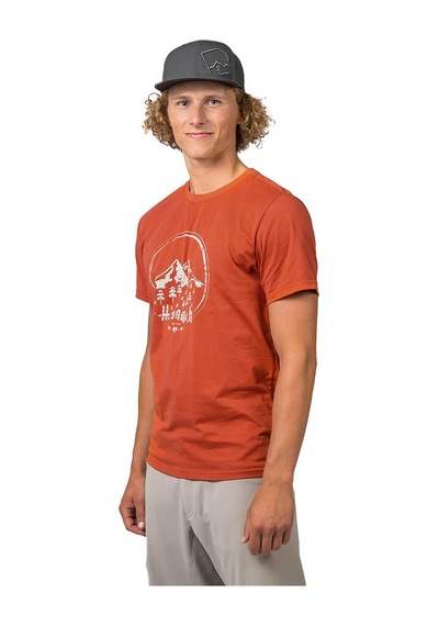Hannah Ravi Baskılı Erkek T-shirt 10029120hhx.01 M-orange Turuncu