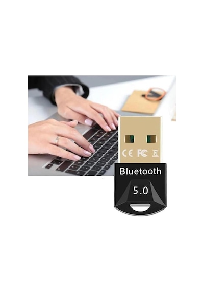 Masaüstü Bilgisayar Bluetooth Adaptör V5.0 Usb Dongle Bluetooth Aparatı Çevirici Dönüştürücü
