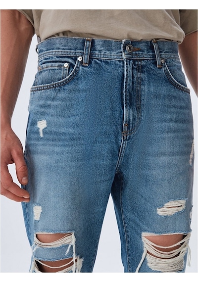 Ltb Maurızıo Ağı Düşük Slım Cropped Pantolon